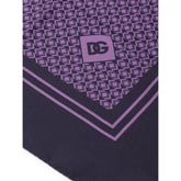 Dolce & Gabbana Purple Silk Pocket Square
